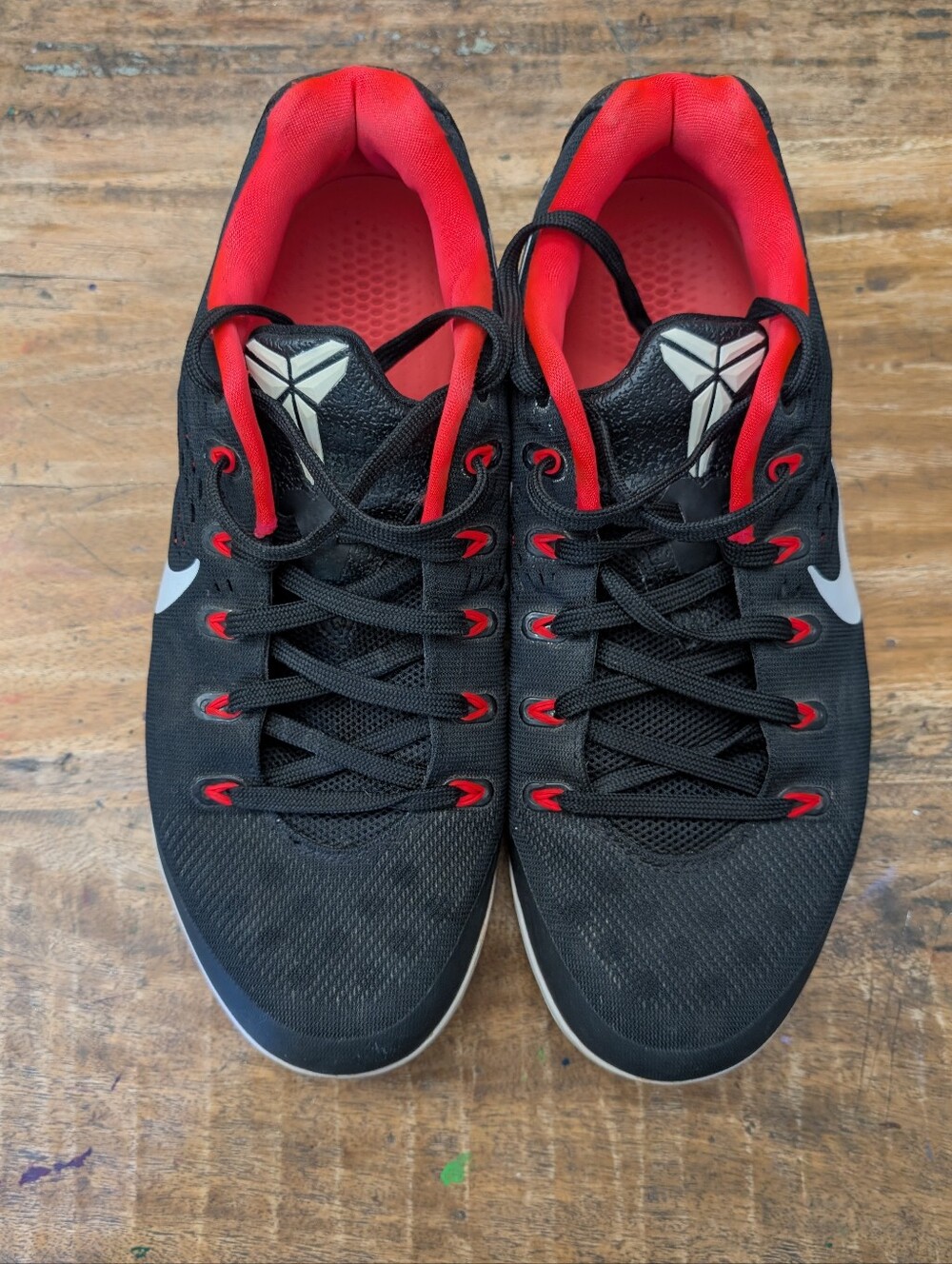 Nike Kobe 9 EM Laser Crimson 646701-001 Men's Size 11.5 Basketball Shoes